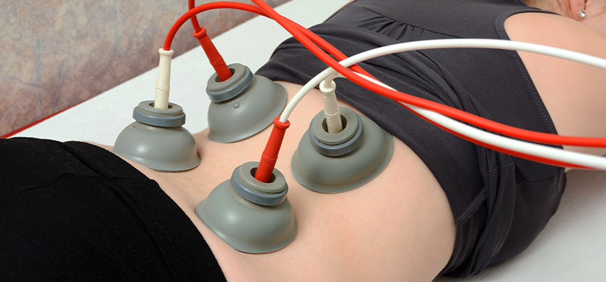 Electroanalgesic Therapy used for spinal therapy at Liebman Wellness Center in Marlton